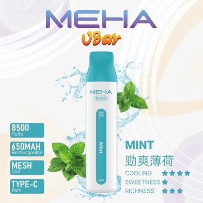 MEHA VBar魅嗨小白條 8500口 650mAh 穩定電力支持 Mesh 科技還原冰爽果香層次 3% 丁鹽配方 台灣現貨:圖片 11